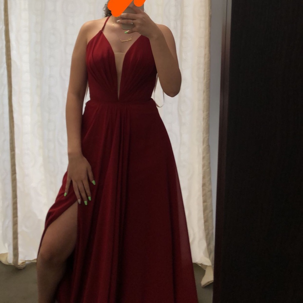 Red Prom dress